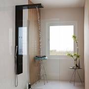 Come rimuovere e sostituire lo stucco tra le piastrelle. Pannello Doccia realizzato in acciaio inossidabile con una finitura in antracite.