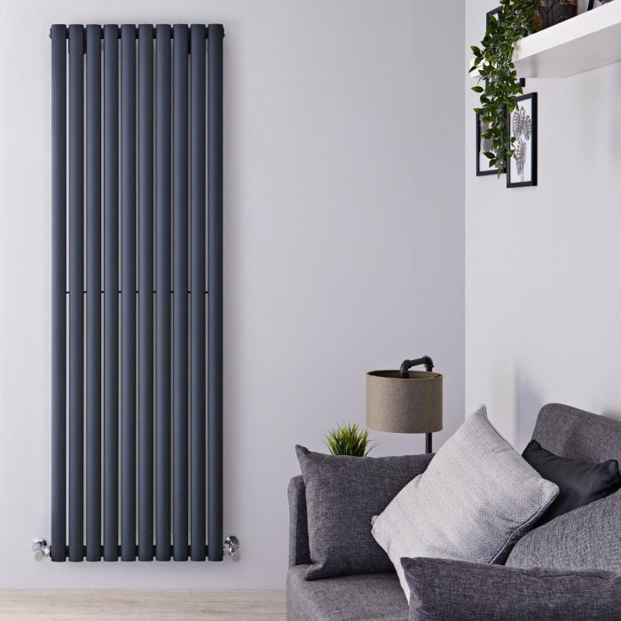 Radiatore di Design Verticale Doppio - Antracite