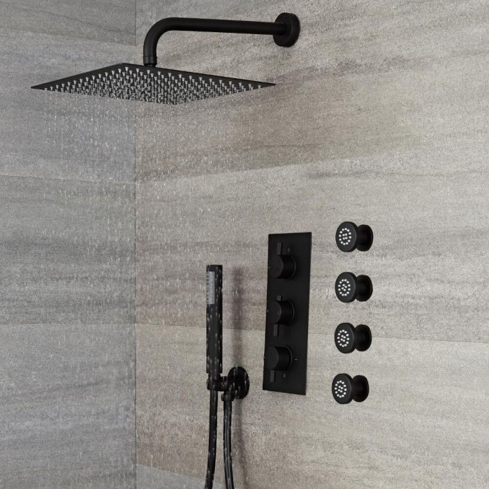 HRSBTRD1206B miscelatore nero bagno nero