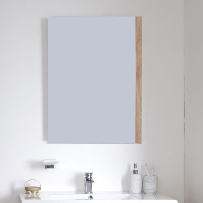 Specchio Bagno Murale 500x700mm Colore Rovere Dorato - Newington