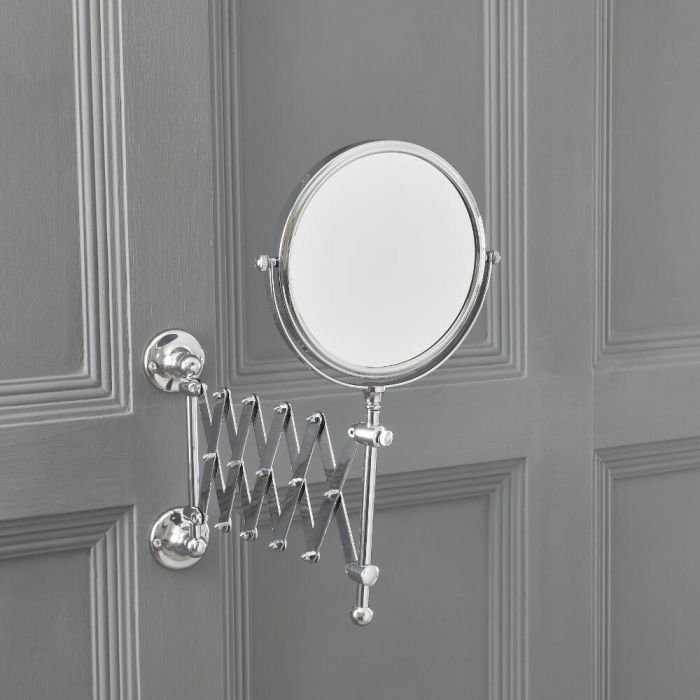Specchio Estensibile Murale Reversibile con Ingranditore