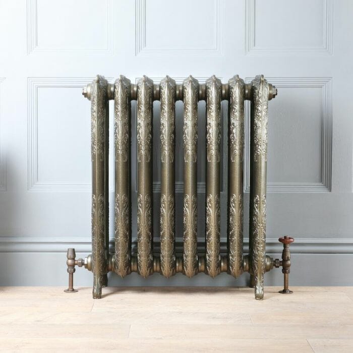 Radiatore Tradizionale in Ghisa 768mm - Ottone Antico - Charlotte