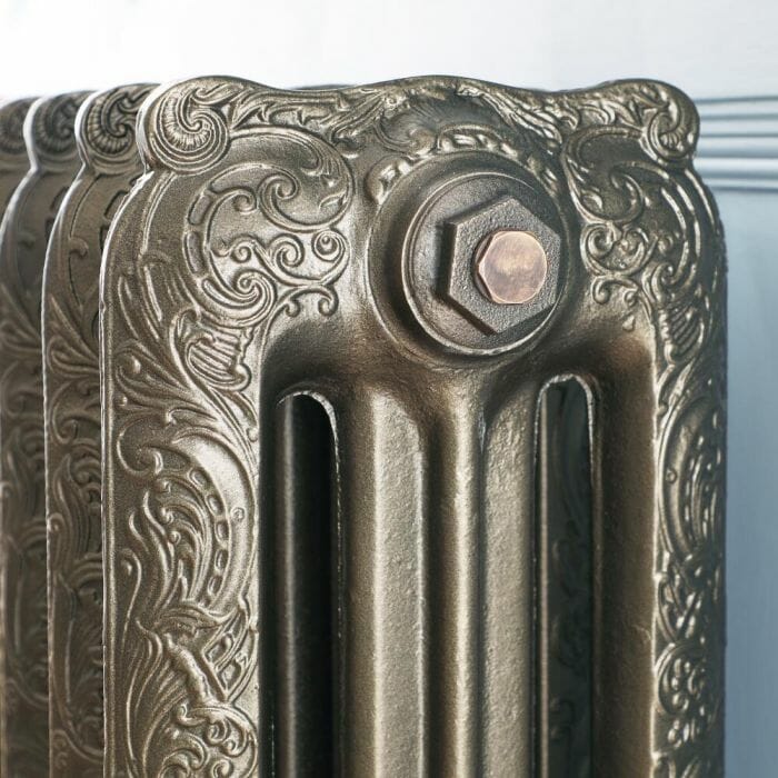 Radiatore Tradizionale in Ghisa 768mm - Ottone Antico - Charlotte