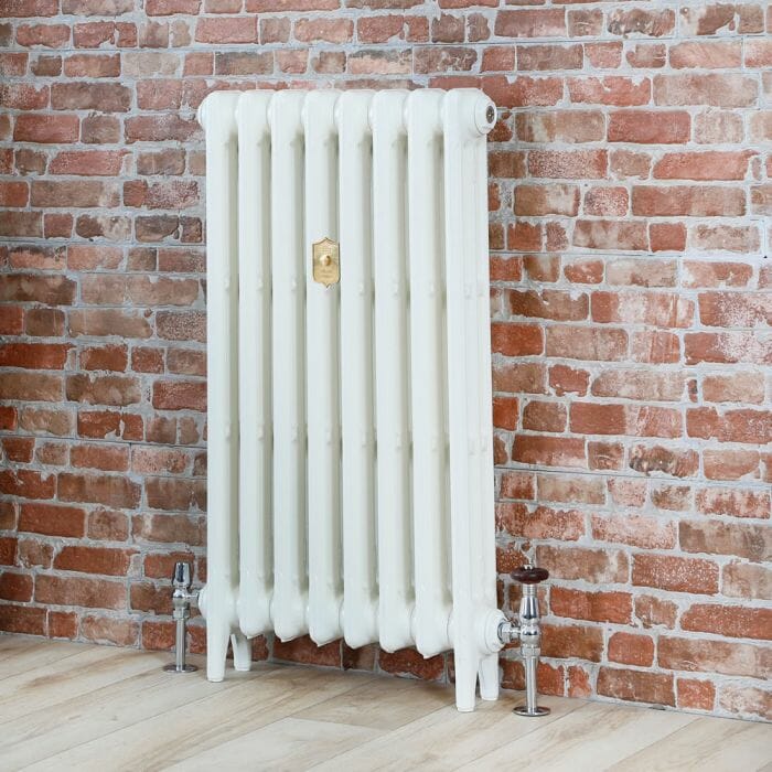 Mercury bianco porcellana Radiatore Tradizionale in Ghisa Alto 660mm - Bianco Porcellana - Mercury