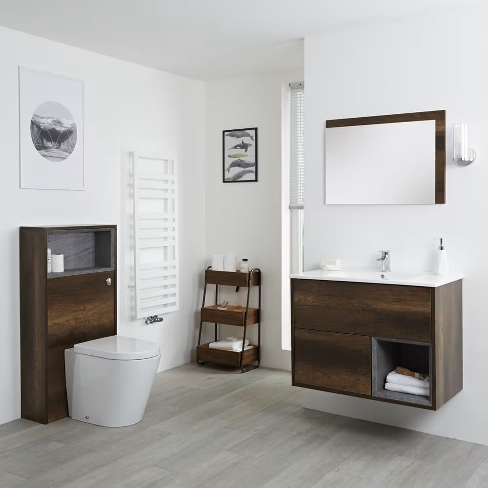Set Bagno con Lavabo, Mobile e Sanitario